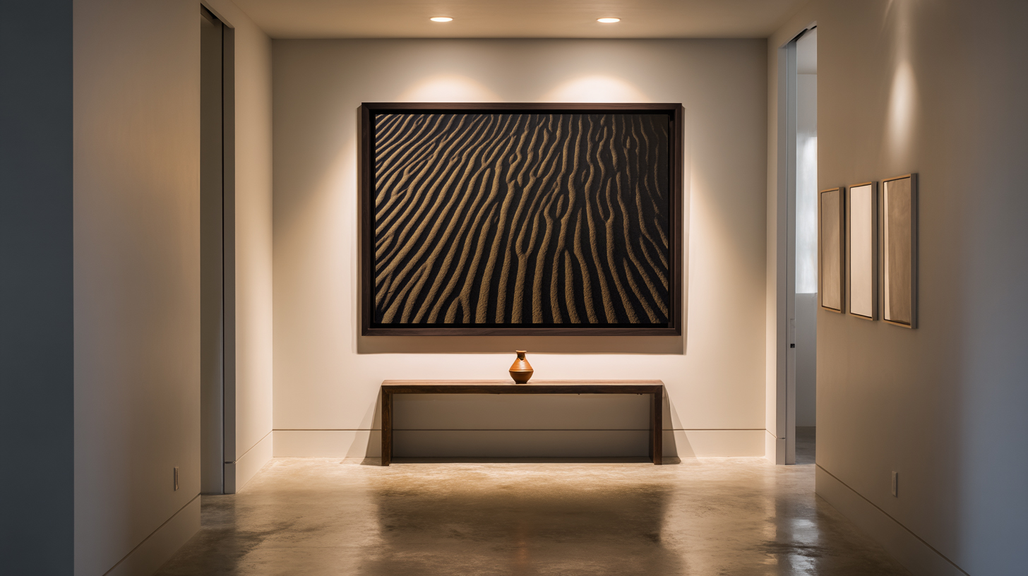 Vulcan — Sand dune abstract fine art in interior